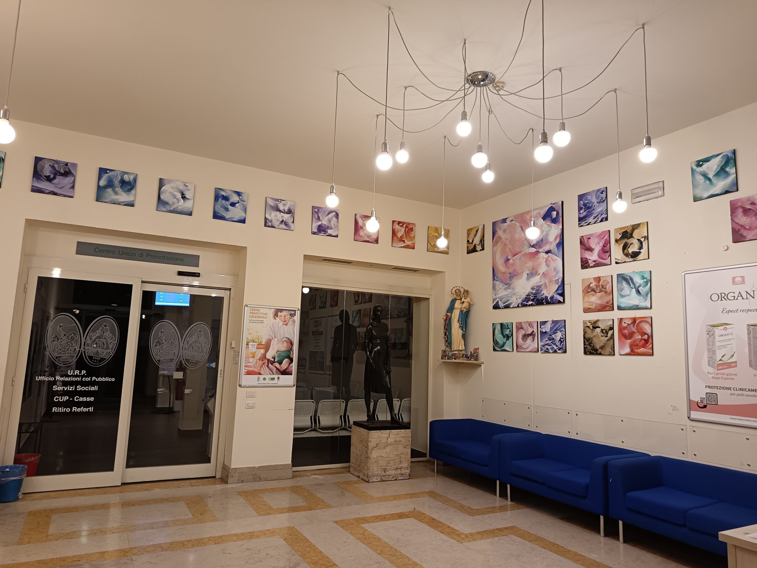 Installazione Ospedale Macedonio Melloni, Milano – 2025